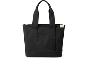 Canvas Women Tote Bag Casual Top Handle Satchel Large Capacity Handbags Shopping Bag for Work Travel