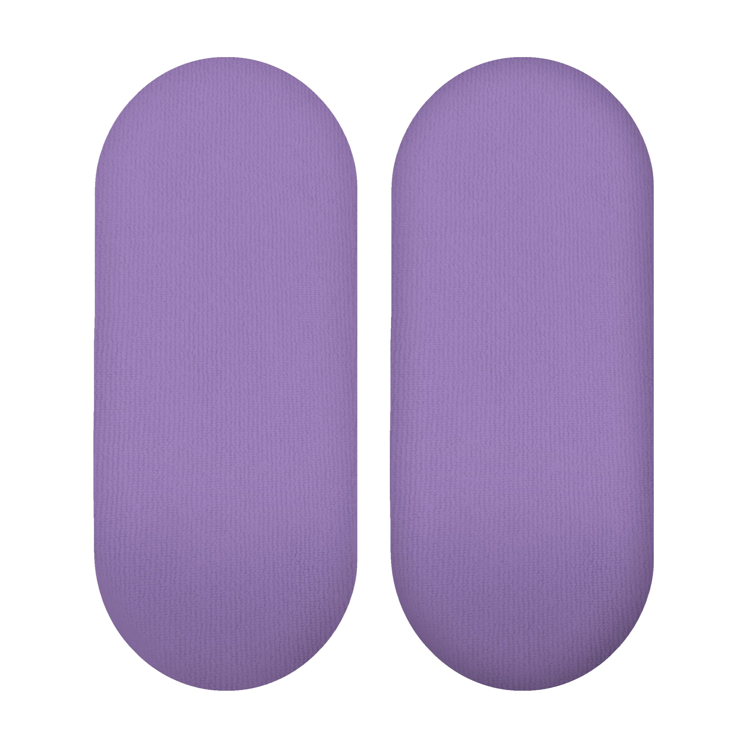 2X Baby Comfort Moses Basket Terry Fitted Sheet/Baby Oval Shape Sheets (Violet)