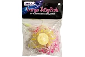 Large Jellyfish Accessory (Spare/Extra Set) for JINX Luminous Jellyfish lamp - Specialised Ocean-Themed Night Light & Mood Lamp Enhancer (Pack of 2)