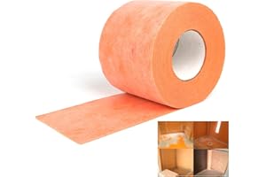 KAUWM Professional Waterproof Membrane for Shower,5In x 100Ft(42 Sq Ft), Superior Waterproofing Solution for Bathroom, Kitchen,Saunas and Wet Areas
