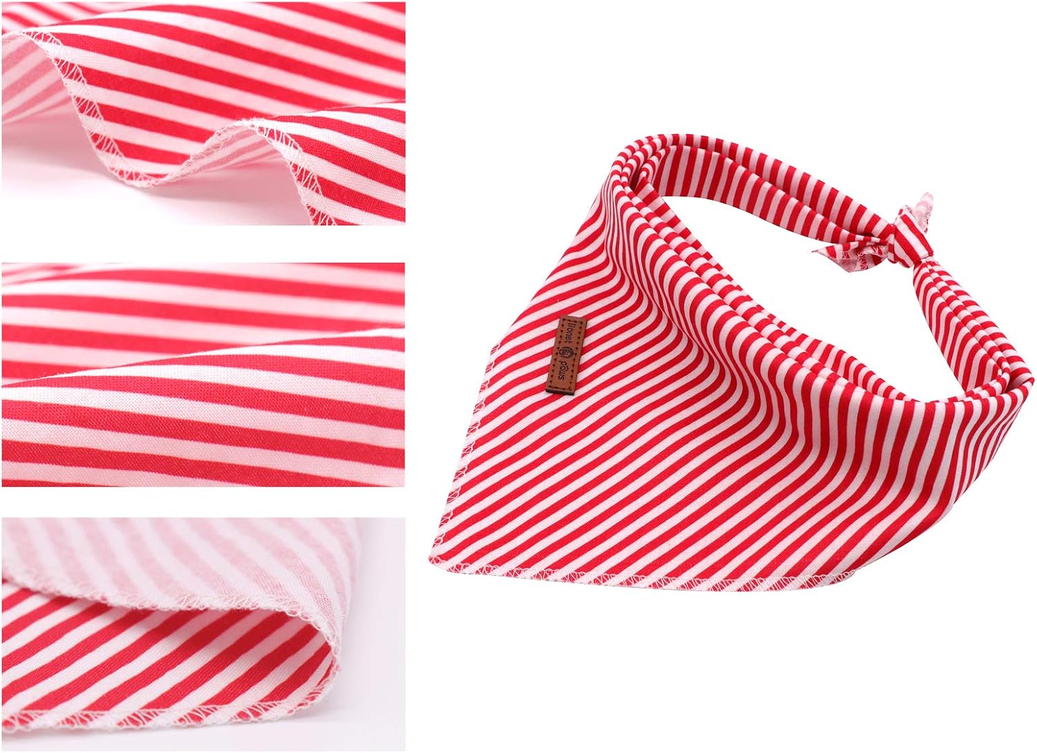 Lionet Paws Dog Bandana for Small Medium Large Dogs Cat Dog Kerchief Dog Triangle Bibs Scarf for Girl or Boy - Image 3