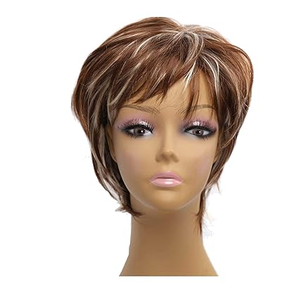Amazon Com Ombre Wigs Short Blonde Wigs Synthetic Female Short