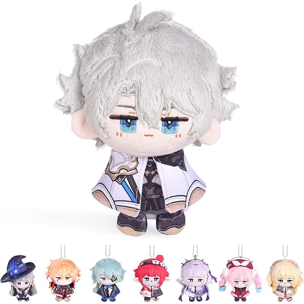 Amazon.com: KILA MILA Anime 4“ Plush Keychain, Cute Plush Pendant