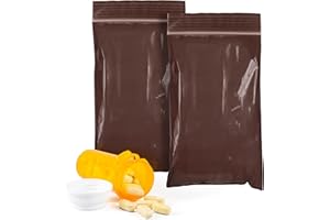 APQ Supply Clearzip UV Protection Amber Zip Bags for Packaging, 3 x 5 Inches. Pack of 100 Reclosable Zipper Bag. Plastic Zip 