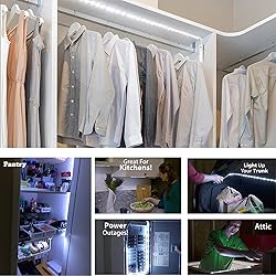 WOBANE Rechargeable Motion Sensor Strip Light, LED