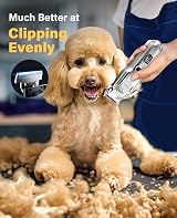 oneisall Dog Clippers 3 in 1 Grooming Kit, IPX7 Waterproof, Low Noise view 2
