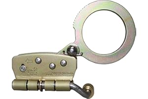 AFP Self-Locking Rope Grab with 2.25 inch Connecting Eye, used with 5/8’’ Lifeline Rope, For Construction, Climbing, Fall-Protection, 310 lb. Capacity (OSHA/ANSI Compliant)