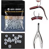 Wacky Worm O-Rings (180/150/120 Packs) &ndash; Heavy-Duty Silicone Senko Bait Protector (Only Kit Includes Tool) | Prevents Bass from Ripping Soft Plastics | Fits All Senko Worms (Small/Medium/Large)