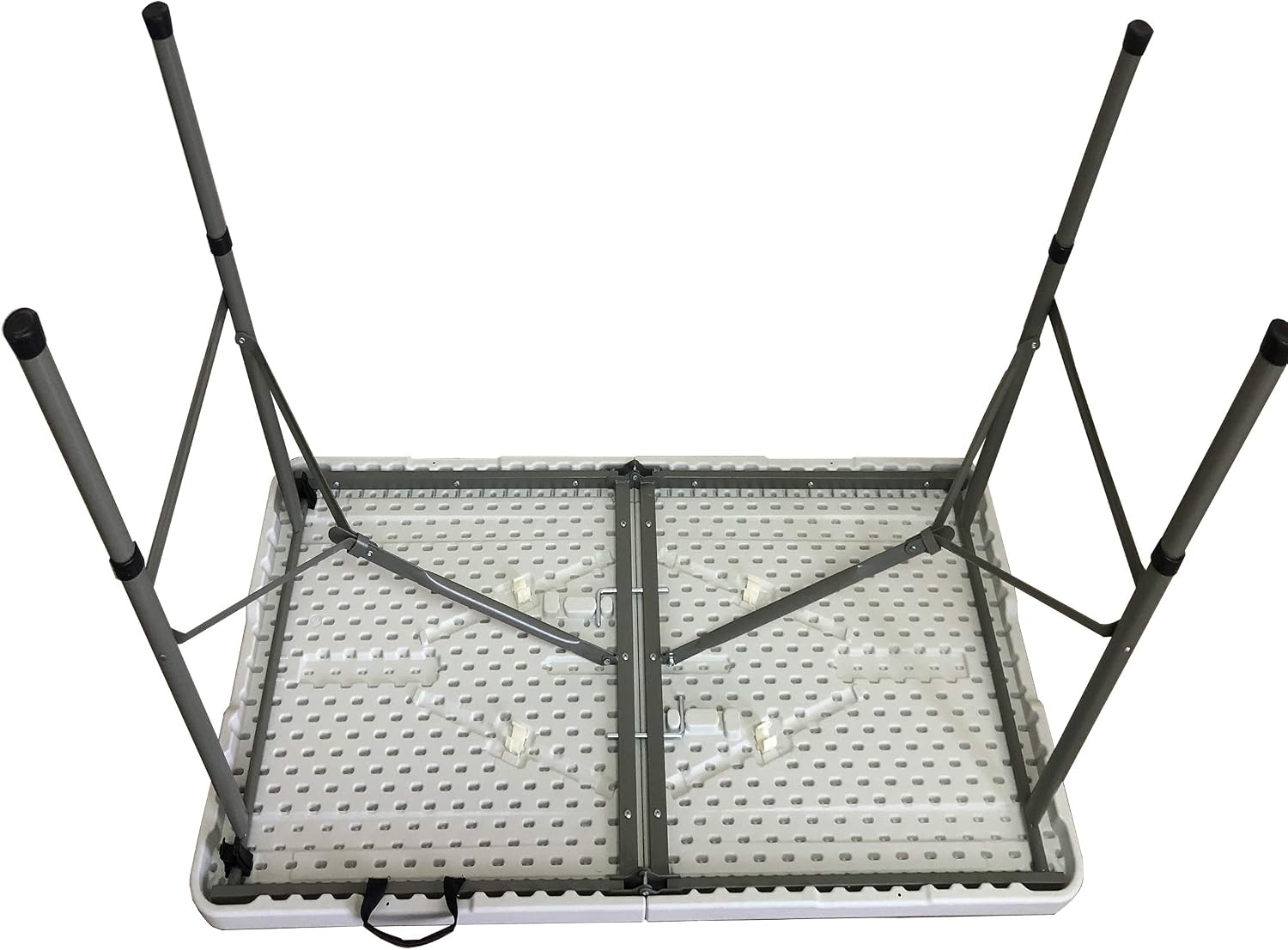 HOMELUX HM Resin Folding Table 122X61X74CM, Multicoloured, 122 x 61 x 74 cm - Image 4