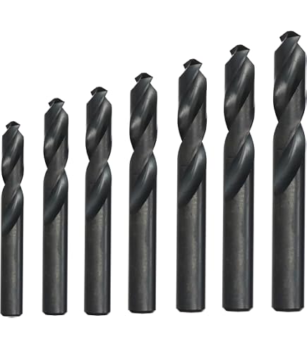 5/16\" 2Pcs Identical Screw Machine Drills HSS M2 Twist Stub Drill Bits...