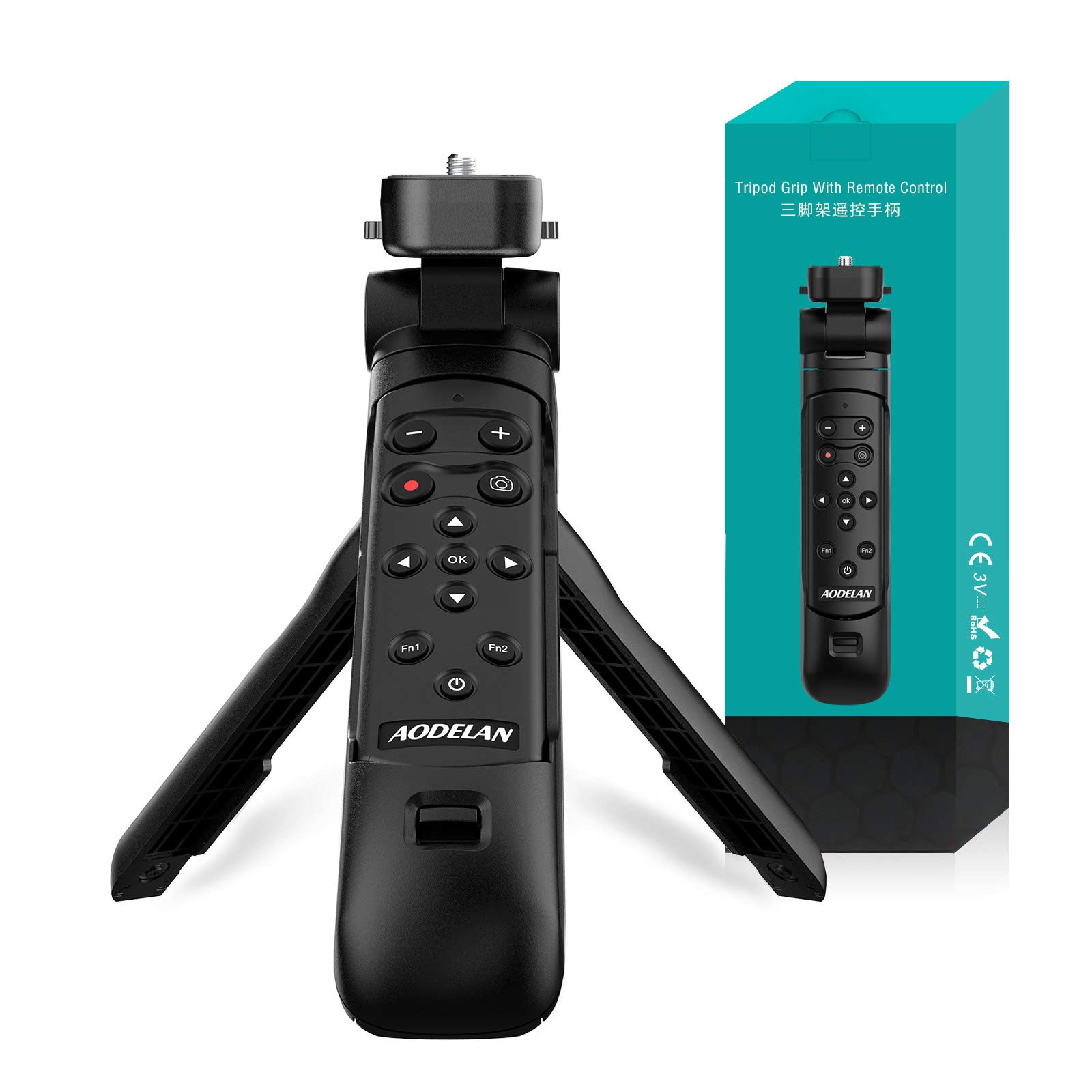 AODELAN Camera Wireless Remote Control Mini Tripod Shooting Grip Handheld Grip Tripod for Nikon COOLPIX P1000 P950 B600 A1000 Z50