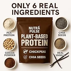 NUTRAPULSE Chocolate Vegan Protein Powder – 20g