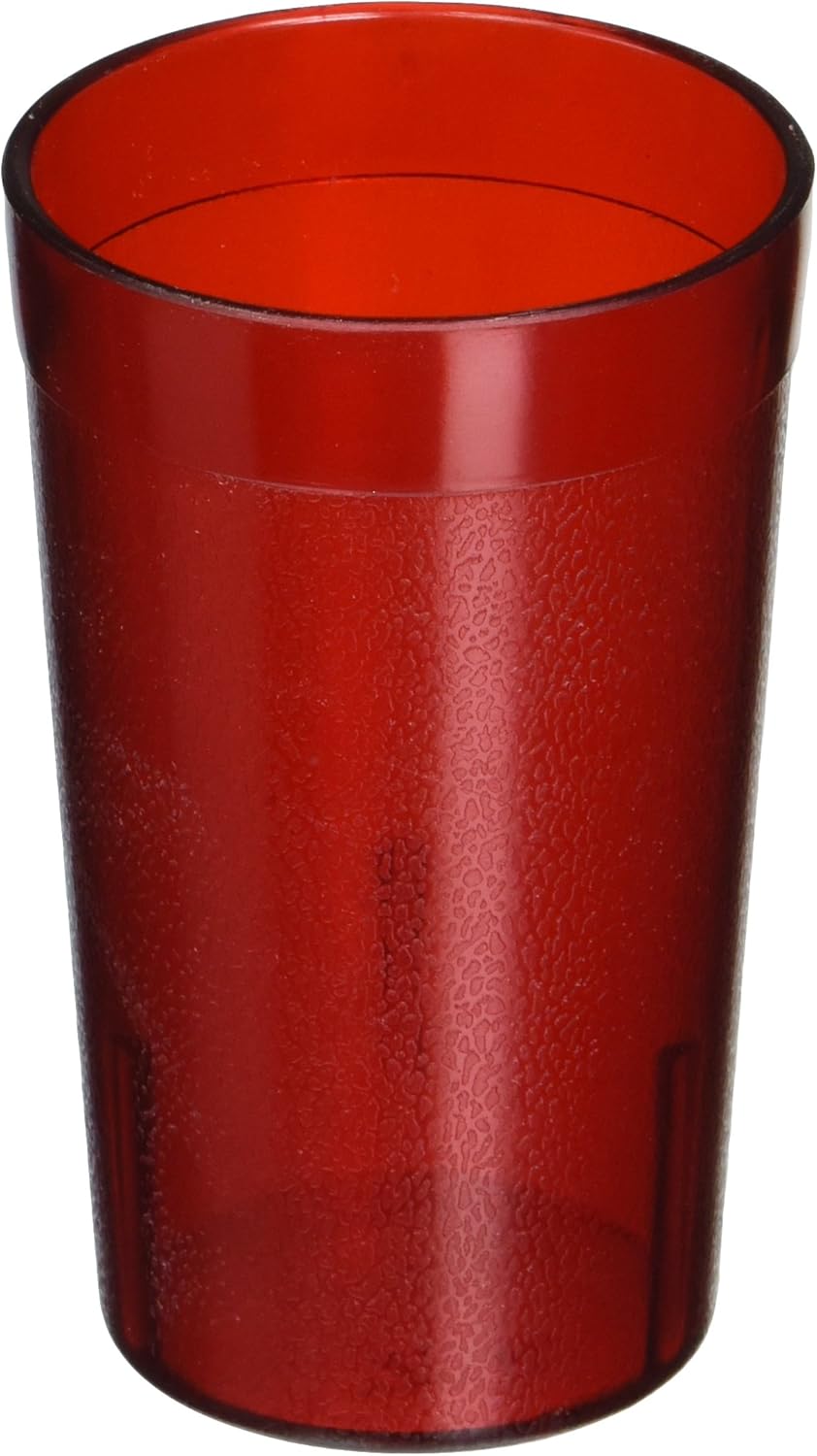 Winco Pebbled Tumblers, 5-Ounce, Red