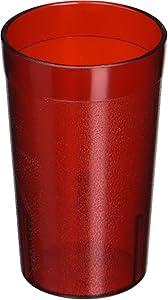 Winco Pebbled Tumblers, 5-Ounce, Red