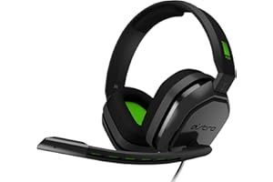ASTRO Gaming A10 Wired Gaming Headset, Lightweight and Damage Resistant, ASTRO Audio, 3.5 mm Audio Jack, for Xbox Series X|S| One, PS5, PS4, Nintendo Switch, PC, Mac- Black/Green
