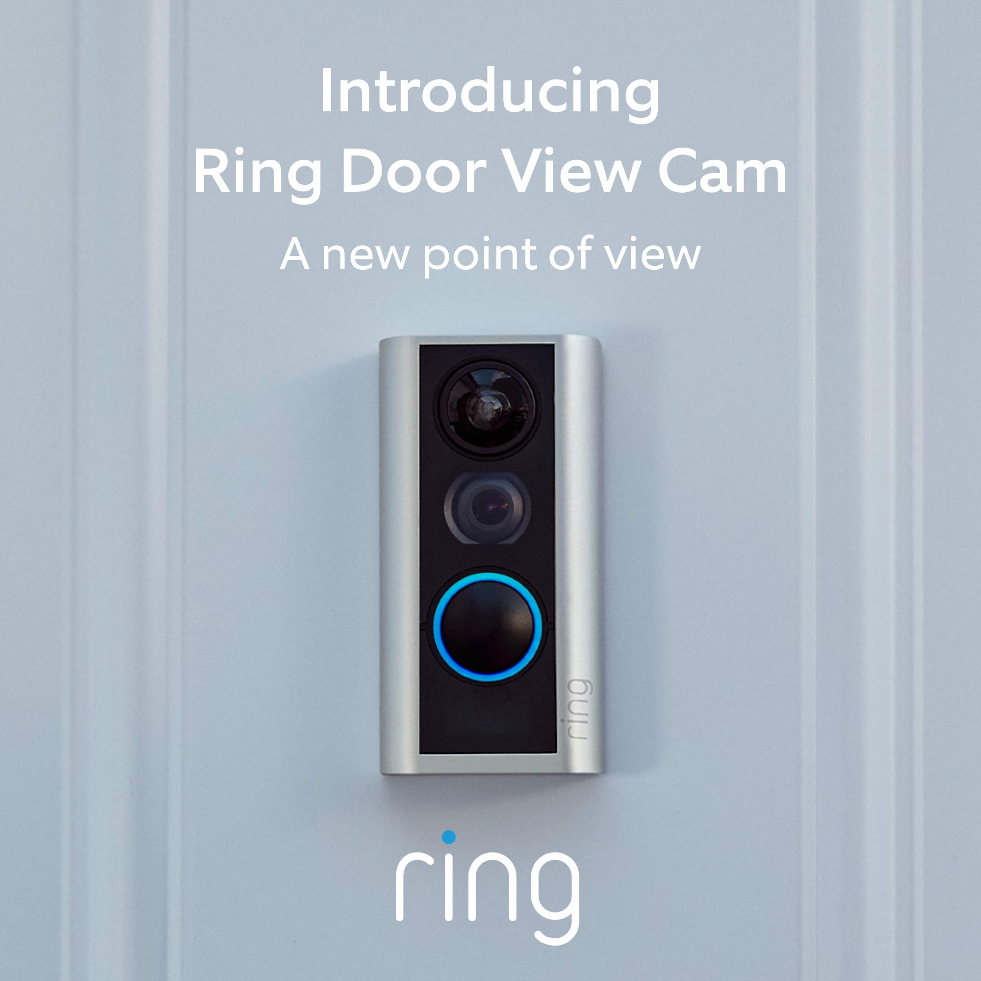 Introducing Ring Door View Cam A compact video doorbell designed to