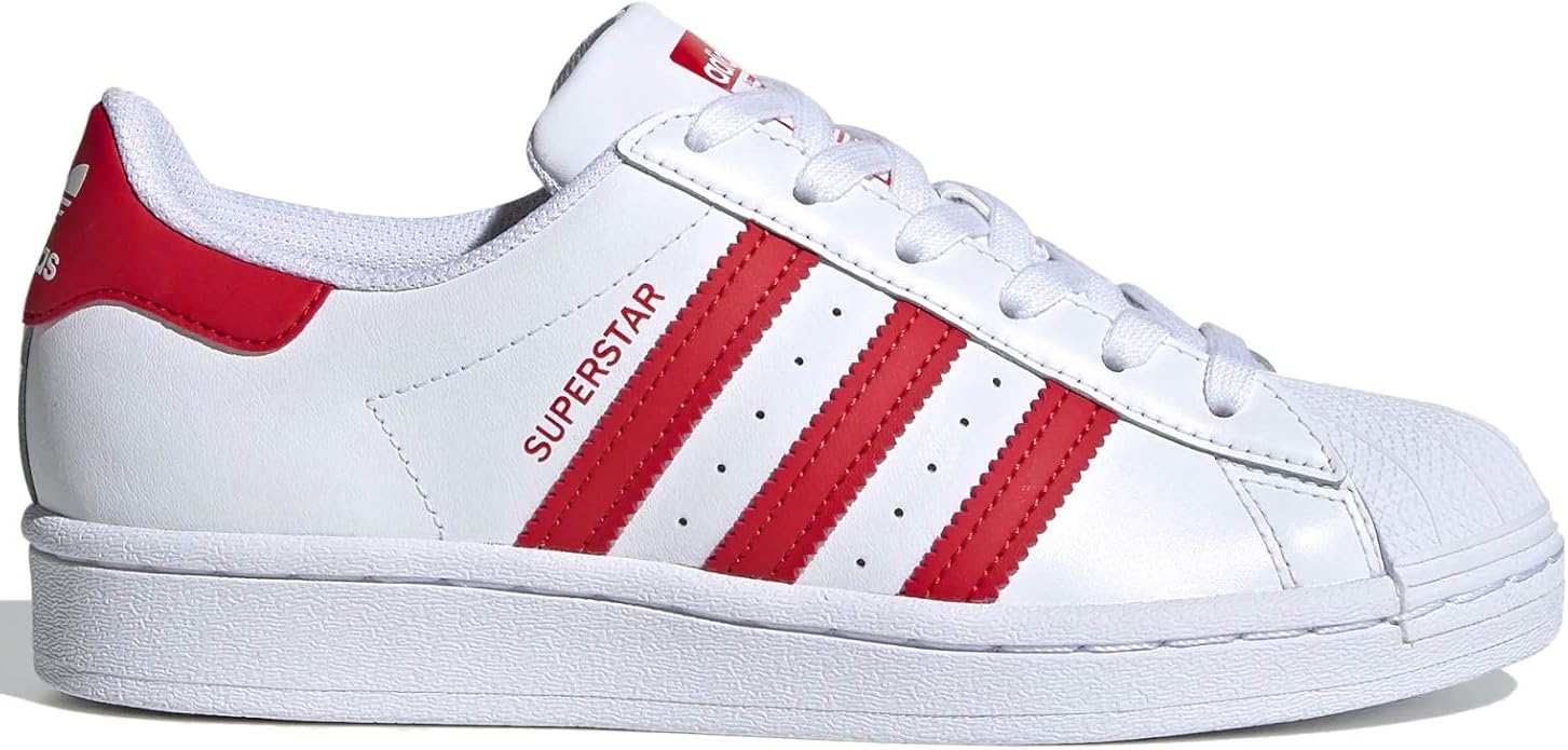 Adidas オリジナル キッズ スーパースター スニーカー Us サイズ 7 Big Kid カラー ホワイト 運動靴 スニーカー Amazon