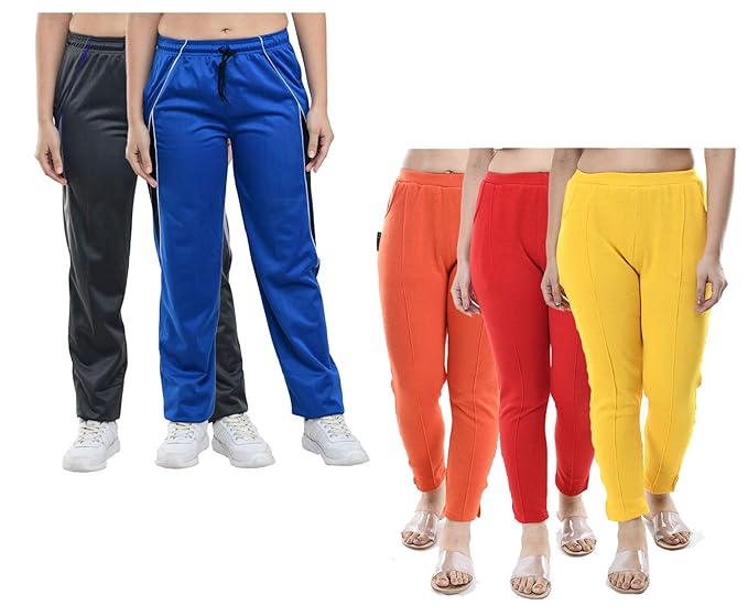 Buy Indistar Women's Warm Woolen Touser Pants and Polyester Track Pants