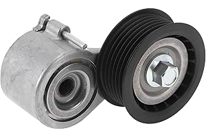 A ABSOPRO Belt Tensioner Drive Belt Tensioner Pulley Assembly for Porsche Cayenne 2011-2016 V6 3.0L Serpentine W/Pulley No.06