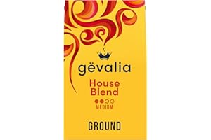 Gevalia House Blend Medium Roast 100% Arabica Ground Coffee, for a Keto and Low Carb Lifestyle, 20 oz Bag