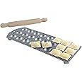 Eppicotispai 24 Holes Aluminum Round Ravioli Maker with Rolling Pin