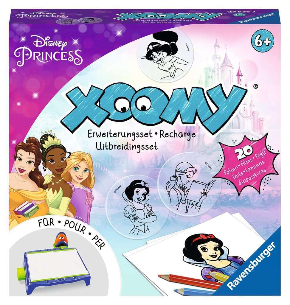 Ravensburger Xoomy Disney Princess 23535 Expansion Set for The Xoomy Midi or Maxi, Xoomy Extension with 20 Designs