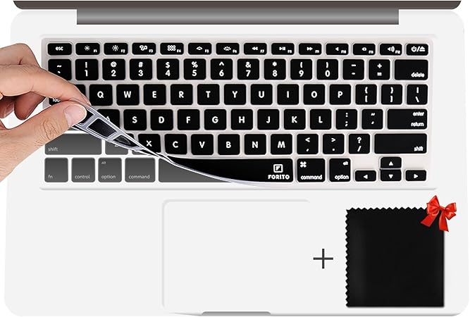 Amazon Com Ultra Thin Crystal Keyboard Cover Compatible With Macbook Air 13 15 Or Older Macbook Pro 13 15 12 15 Model Imac Wireless Keyboard Black Computers Accessories