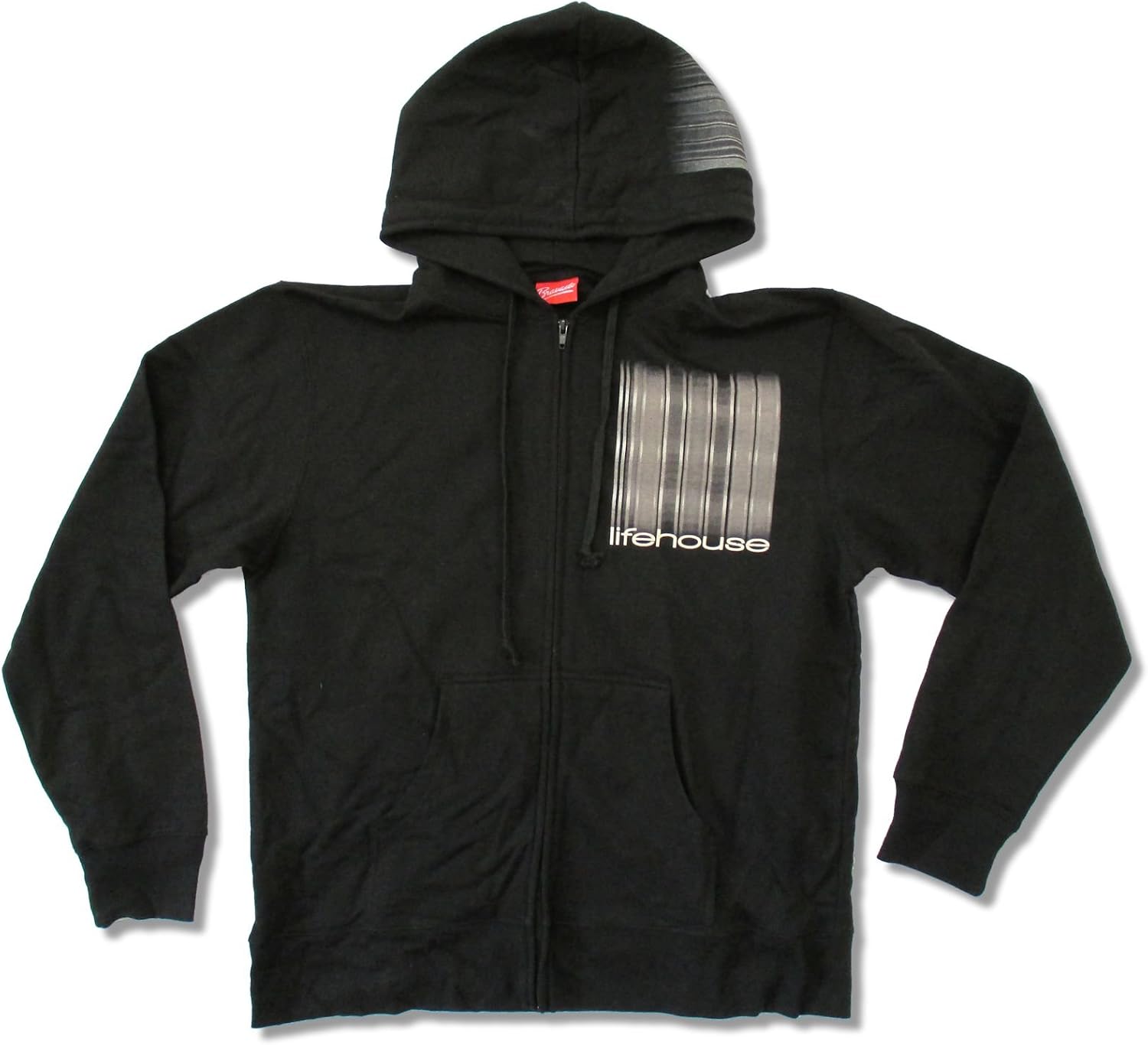 faded black hoodie