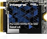 Integral 1TB M.2 NVMe 2230 PCIe Gen4 x4 SSD 4900/3200MB/s