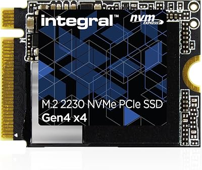Integral 2TB M.2 NVMe 2230 PCIe Gen4 x4 SSD 5,000/3,200 MB/s