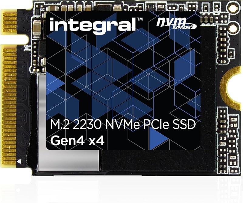 Integral 1TB M.2 NVMe 2230 PCIe Gen4 x4 SSD 4900/3200MB/s