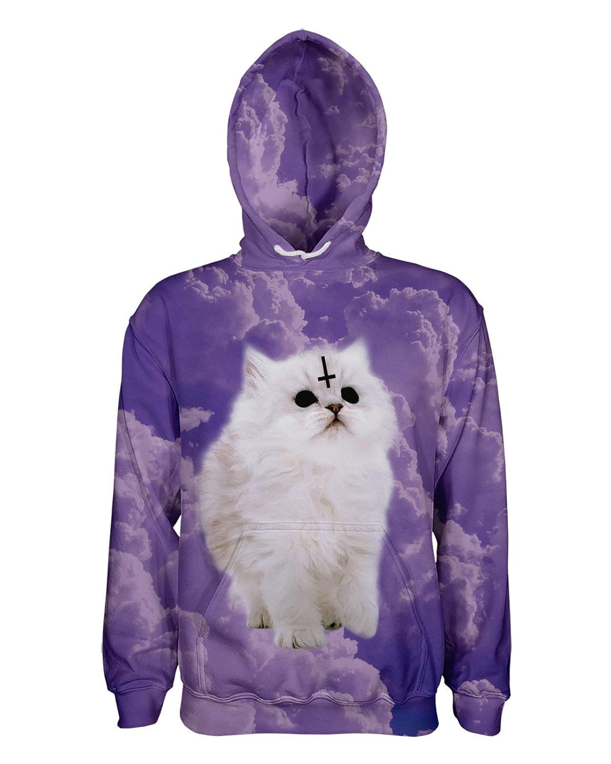 Fashion Hoodies \u0026 Sweatshirts Satan Cat 