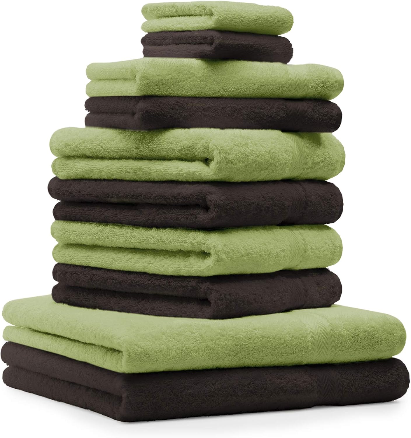 Lot de 2 serviettes de toilette Victor 675 g/m2 - Ivoire - 50 x 100 cm | Leroy Merlin
