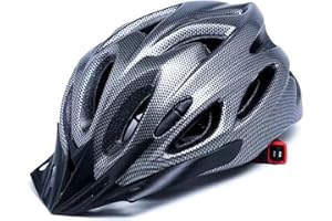 BTSEURY Bike Helmet, PC Head Protection Safety Helmet with Adjustable Buckle, Cycling Riding Accessory for Men Women