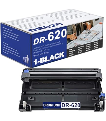 Brother DR-620 ドラムユニット Black Drum Unit Compatible with Brother DR-620 (DR620) (N5130)