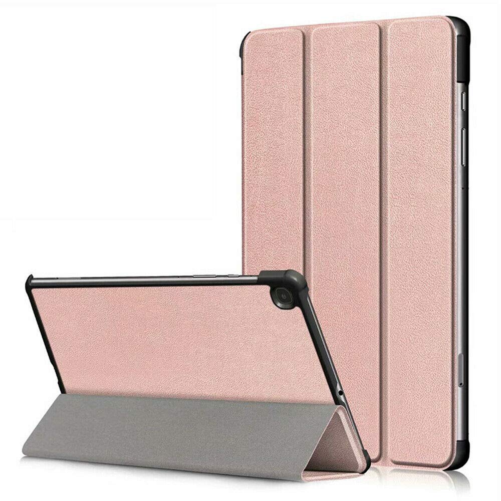 for Samsung Galaxy Tab S6 Lite 10.4 (2024/2022/2020) Smart Case P610 P615 P613 P619 P620 P625 Magnetic Stand with Sleep/Wake Function (Rose Gold)