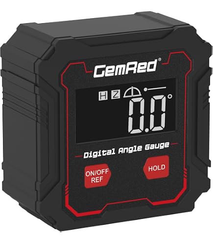 Digital Angle Finder Protractor – Portable Inclinometer With Magnetic Base, Absolute & Relative Measurement For Woodworking & Auto Repair