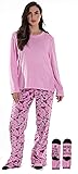 Just Love Womens Microfleece Pajama Pants Set with
