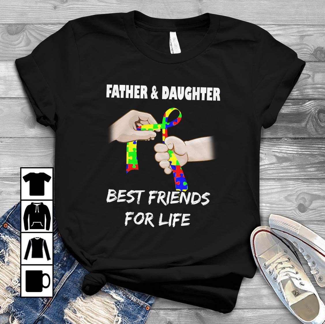 Family Father And Daughter Best Friend For Life T Shirt