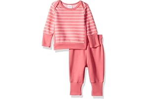 Hanes Ultimate Baby Flexy Adjustable Fit Jogger with Sweatshirt Set