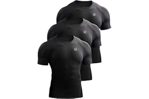 NELEUS Men's Compression Baselayer Athletic Workout T Shirts
