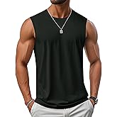 MAGCOMSEN Men's UPF 50+ Tank Top Workout Sleeveless Muscle Shirts Lightweight Casual Cooling Sleeveless Shirt for Gym Beach