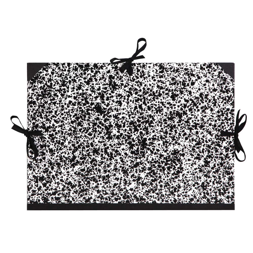 Clairefontaine - Ref 32020C - Annonay Art Folder - A3+ Size, Ribbon Tie Closure, 30mm Spine, White Paper Lining, Acid Free - Suitable for Transporting Artwork