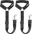 URPOWER Dog Seat Belt 2 Pack Safety Dog Car Seat Belt Strap Car Headrest Restraint Adjustable Vehicle Seatbelts Durable Nylon Car Harness for Dogs, Cats and Pets