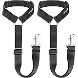 URPOWER Dog Seat Belt 2 Pack Safety Dog Car Seat Belt Strap Car Headrest Restraint Adjustable Vehicle Seatbelts Durable Nylon