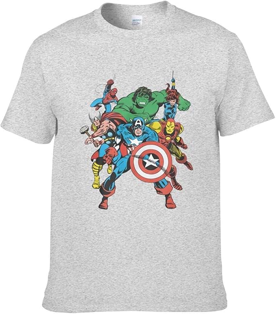 Amazon Co Jp ｔシャツ メンズ 半袖 Marvel Avengers プリント おしゃれ ブラック 服 ファッション小物