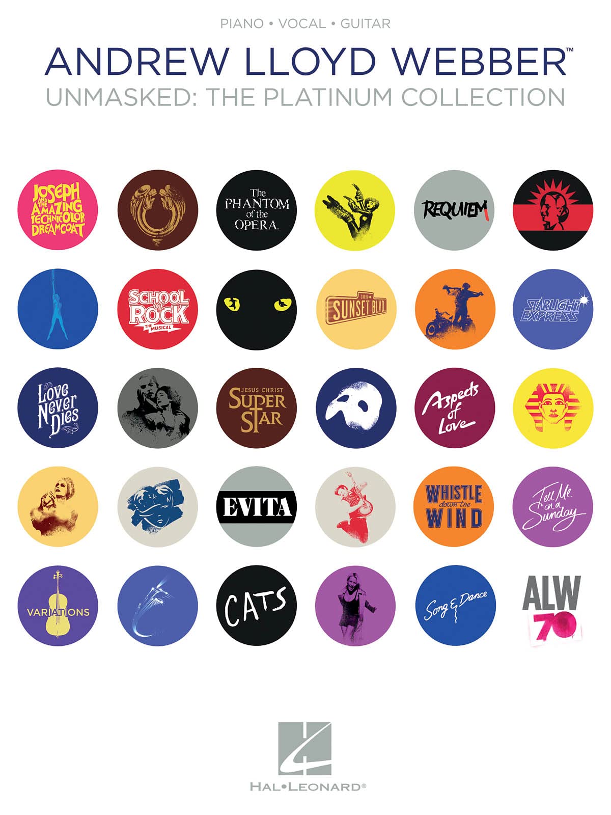 Andrew Lloyd Webber: Unmasked - The Platinum Collection (PVG)