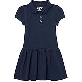 The Children's Place Baby-Girls and Toddler Short Sleeve Pique Polo Dress Drop Waist