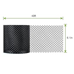 Evcitn Plastic 2-Pack Gutter Guard Mesh Roll