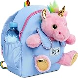 Naturally KIDS Medium Pink Unicorn Backpack for Girls 5-7 Years